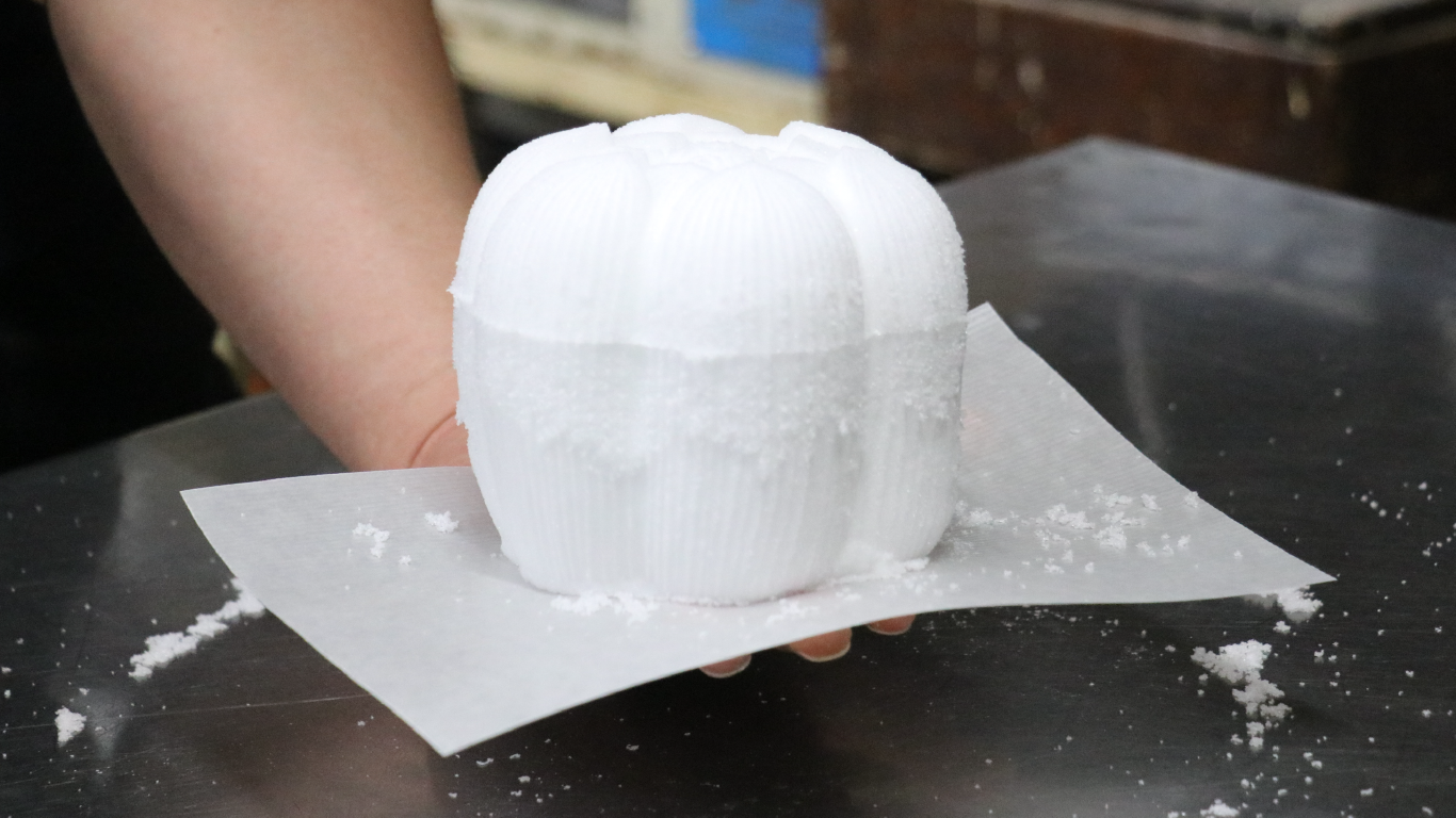 落雁づくり工程の様子